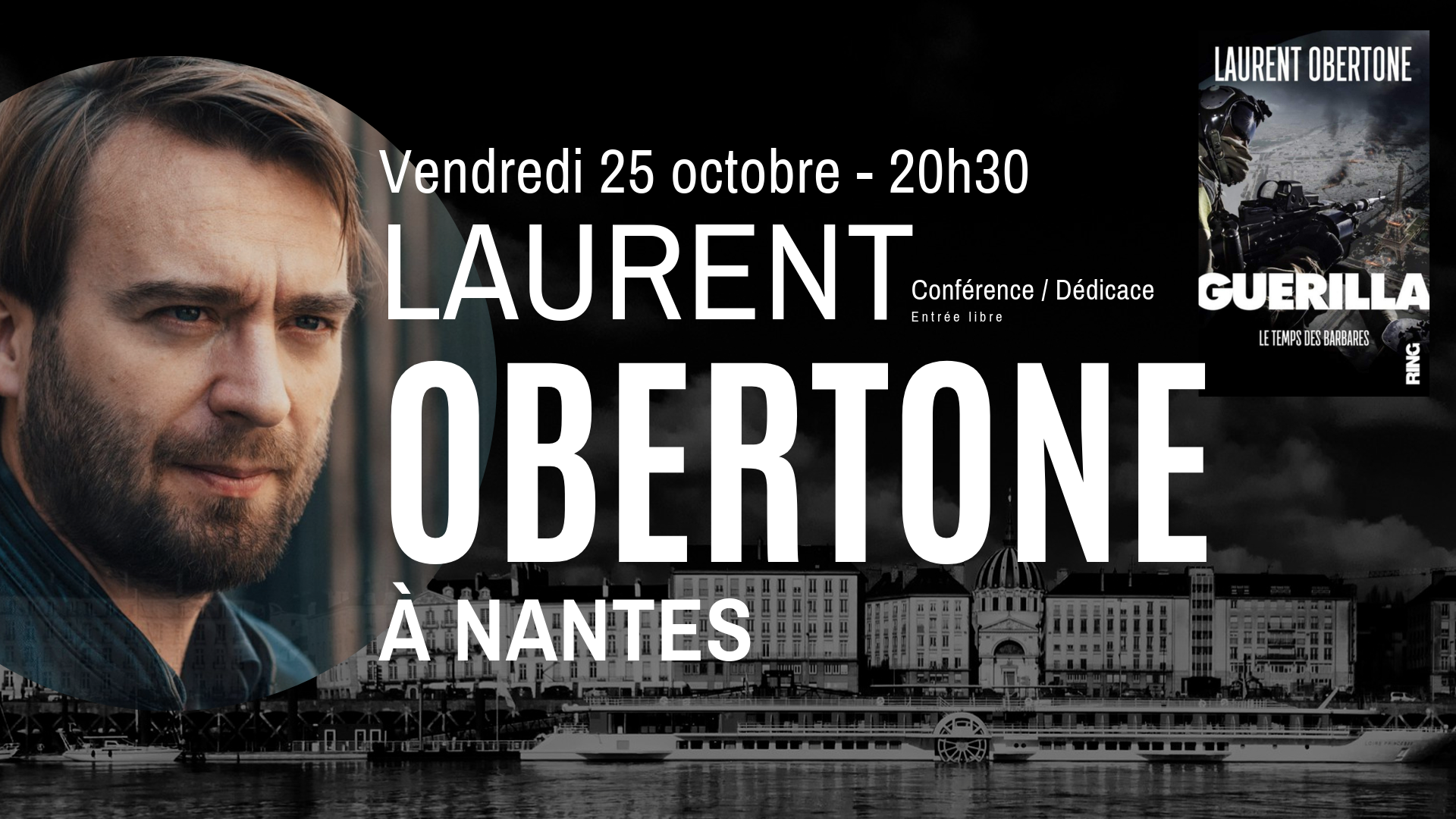 Lire la suite à propos de l’article Laurent Obertone à Nantes